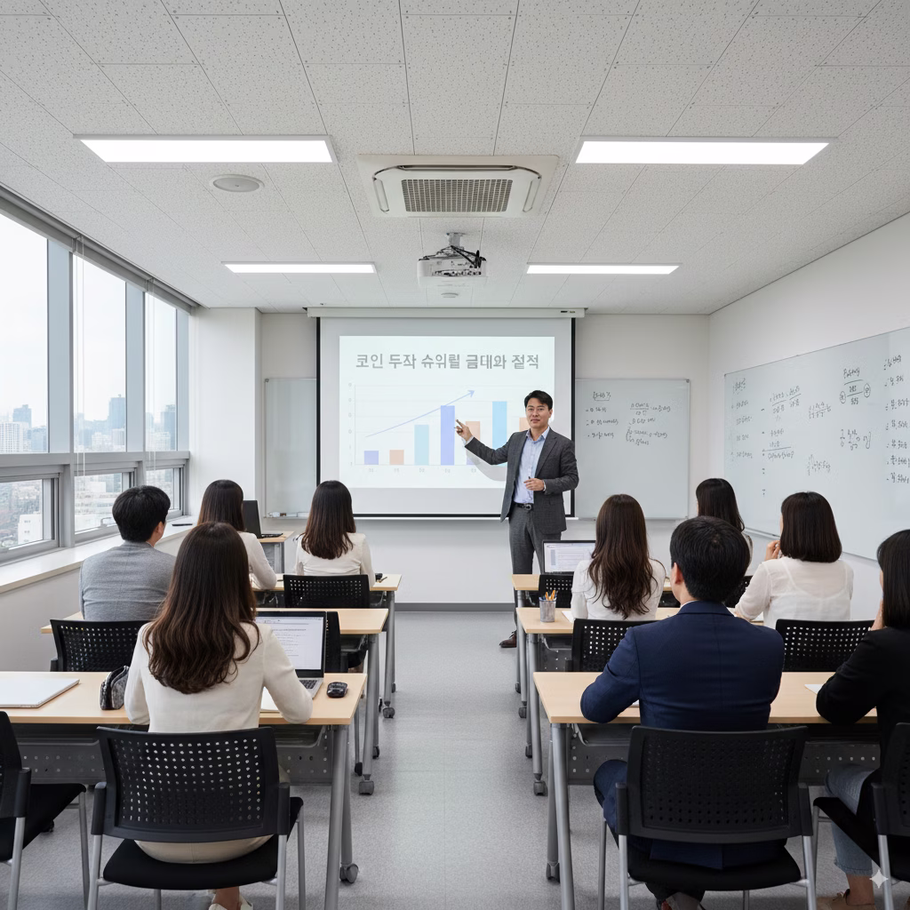 무료 코인 투자 교육 이미지